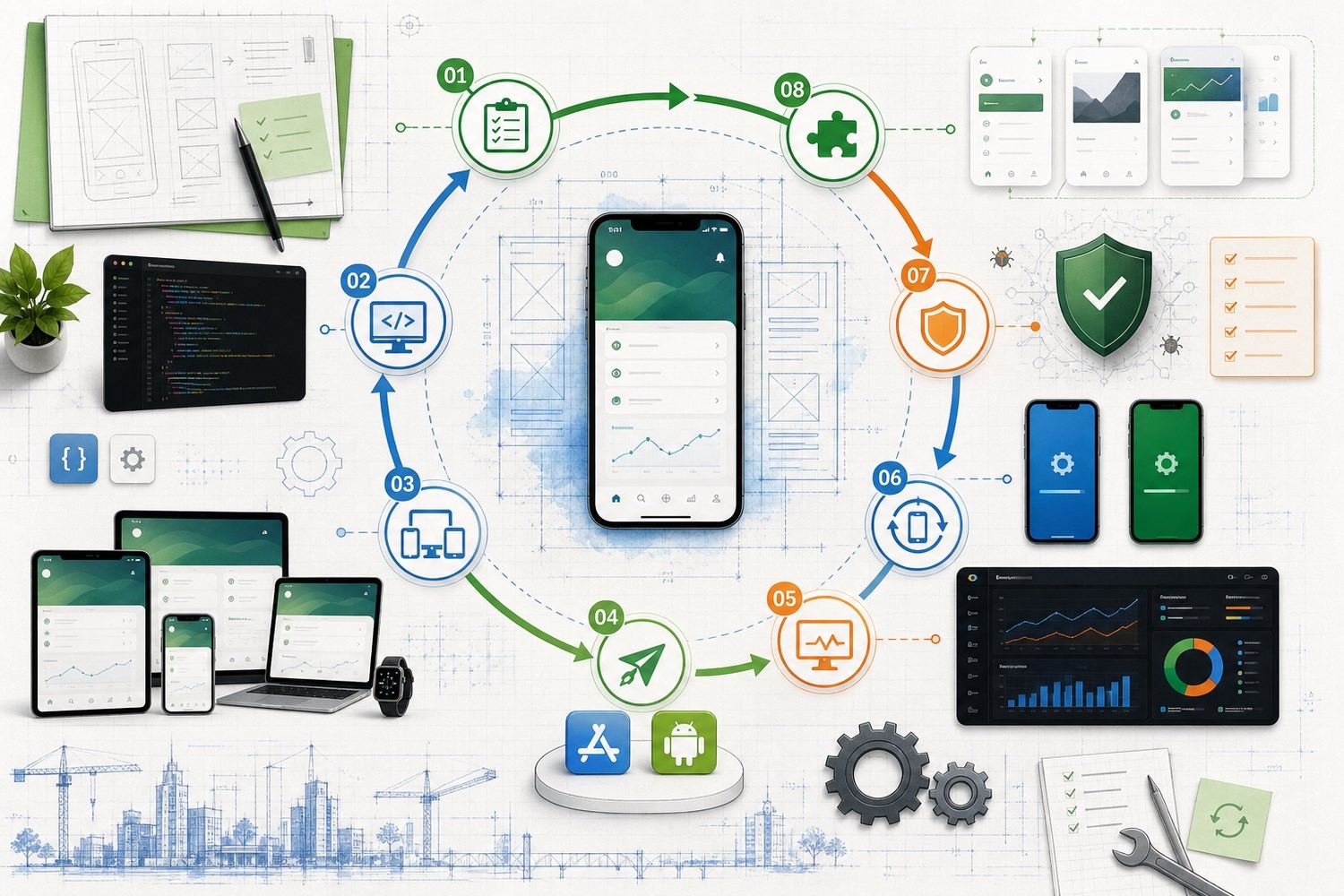 企业APP从开发上线到长期维护的完整周期