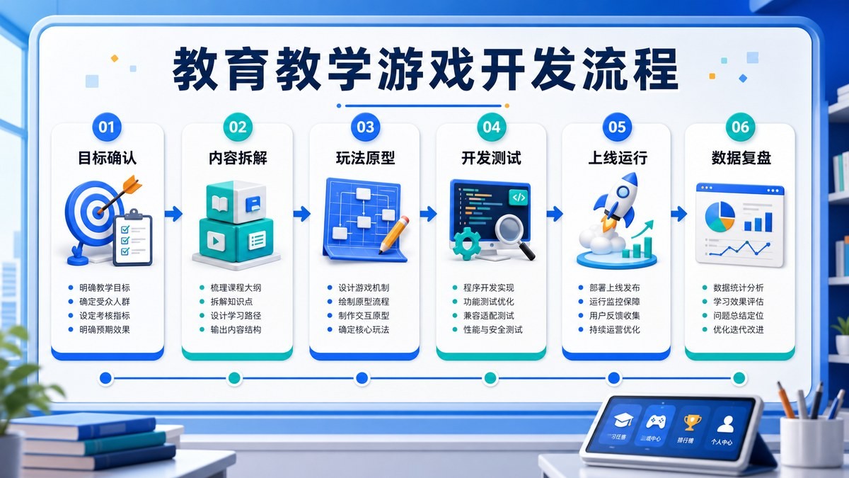 教育教学游戏开发流程