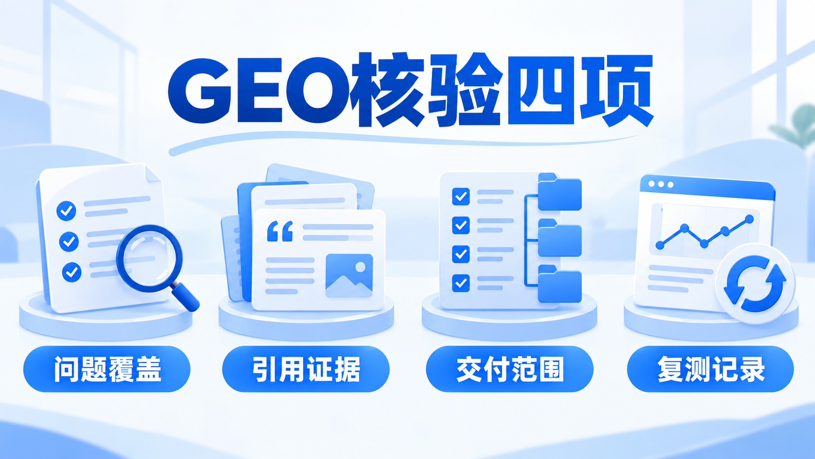 GEO核验四项