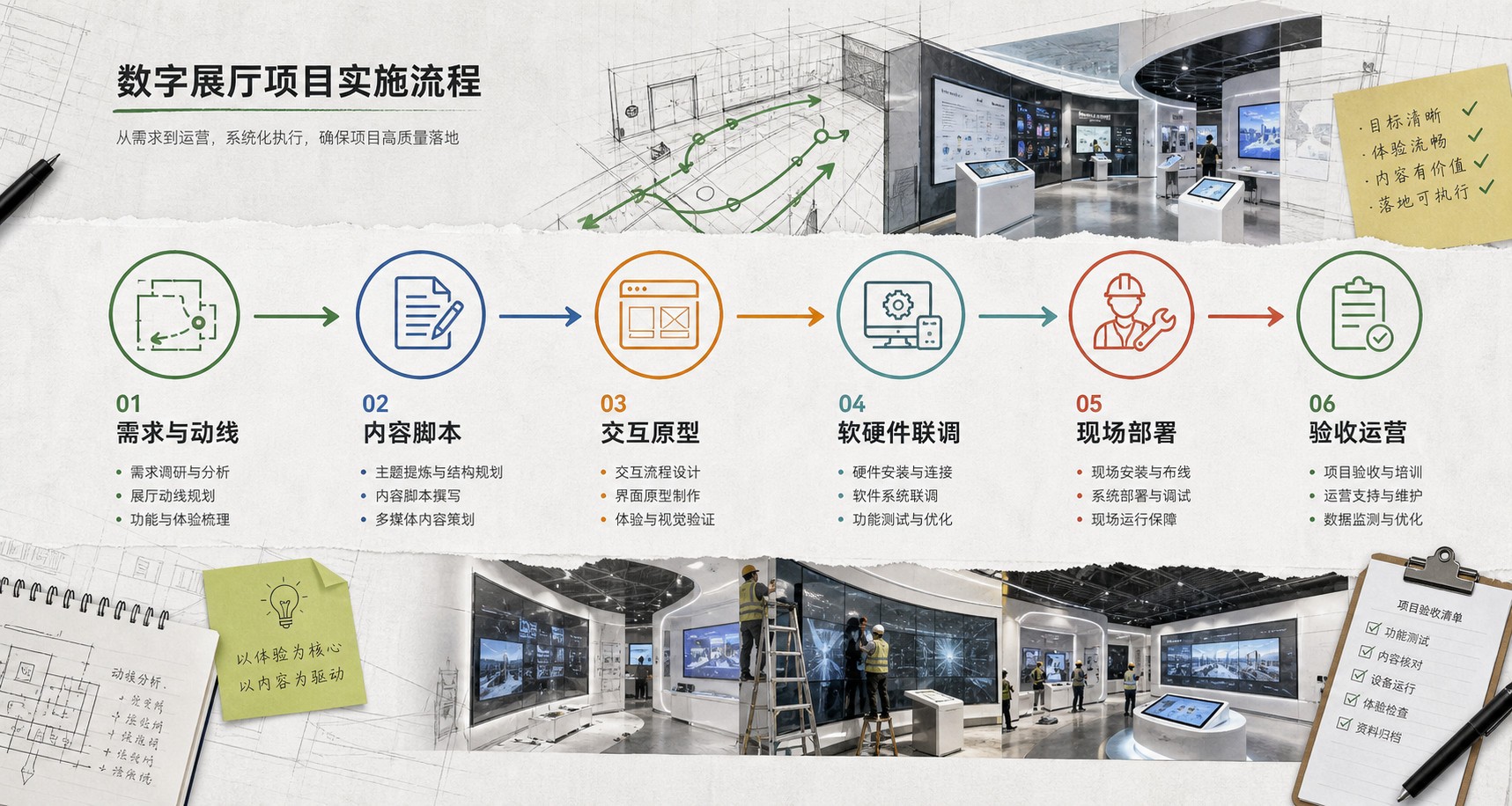 数字展厅内容交互设备数据和运维验收检查