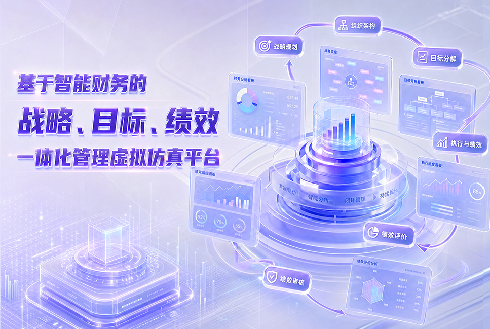 基于智能财务的战略、目标、绩效一体化管理虚拟仿真平台案例封面