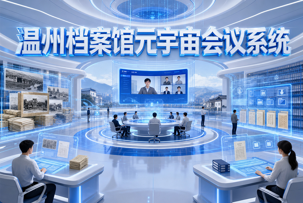 温州档案馆元宇宙会议系统案例封面