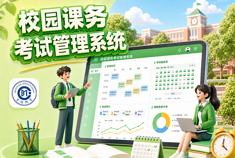 校园课务考试管理系统案例封面