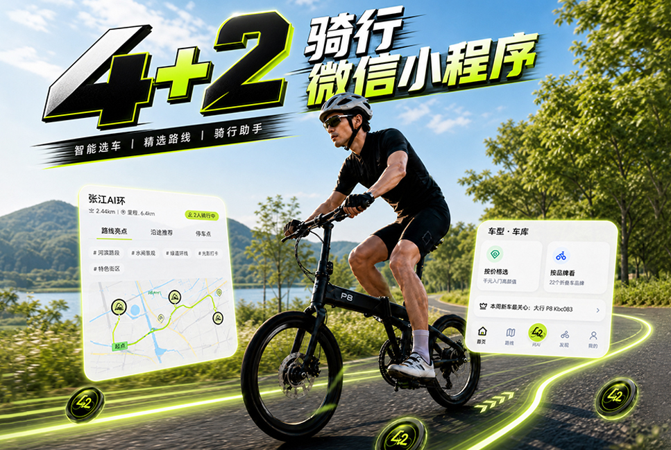 4+2骑行微信小程序案例封面