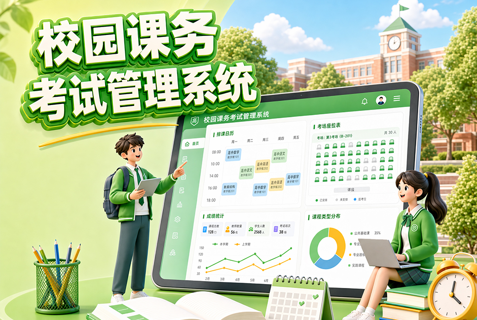校园课务考试管理系统案例封面