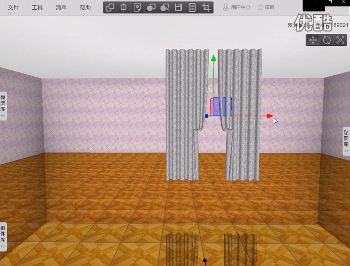 3D窗帘设计系统案例场景截图4