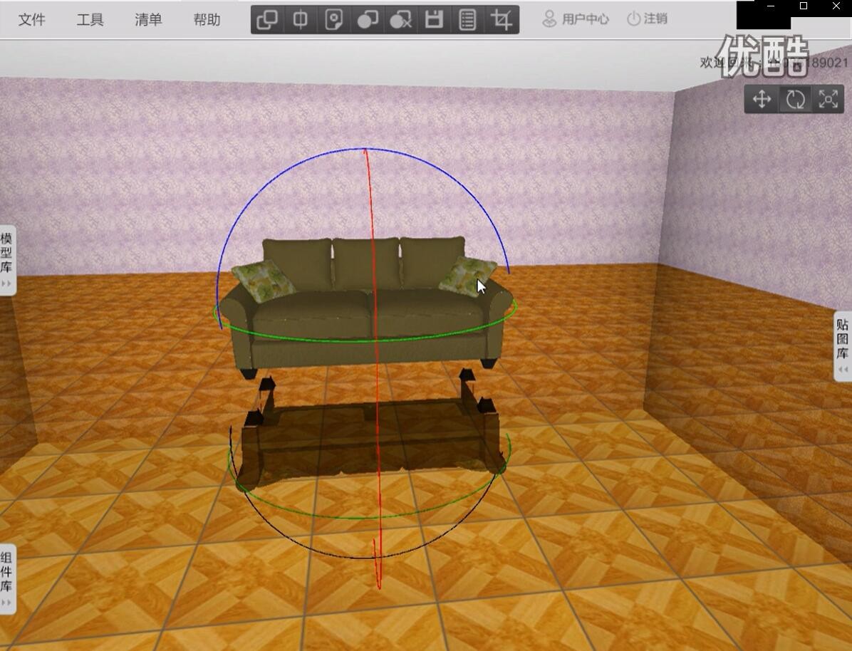 3D窗帘设计系统案例场景截图2